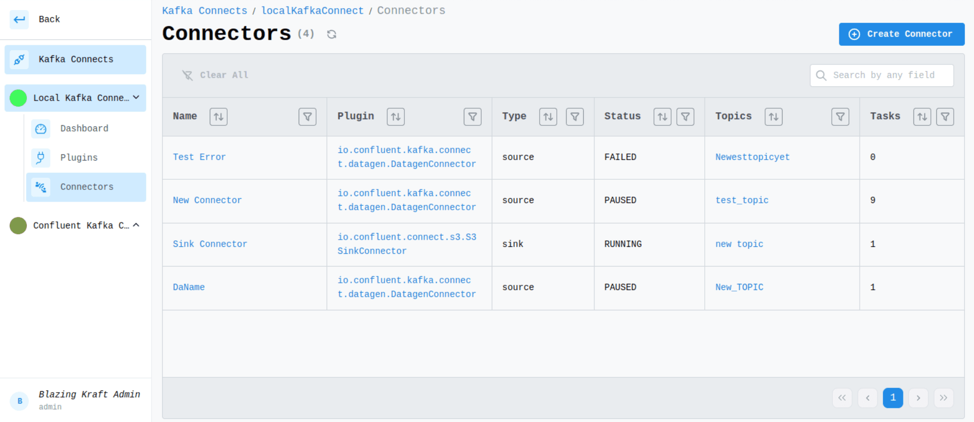 Kafka Connect Connectors Image