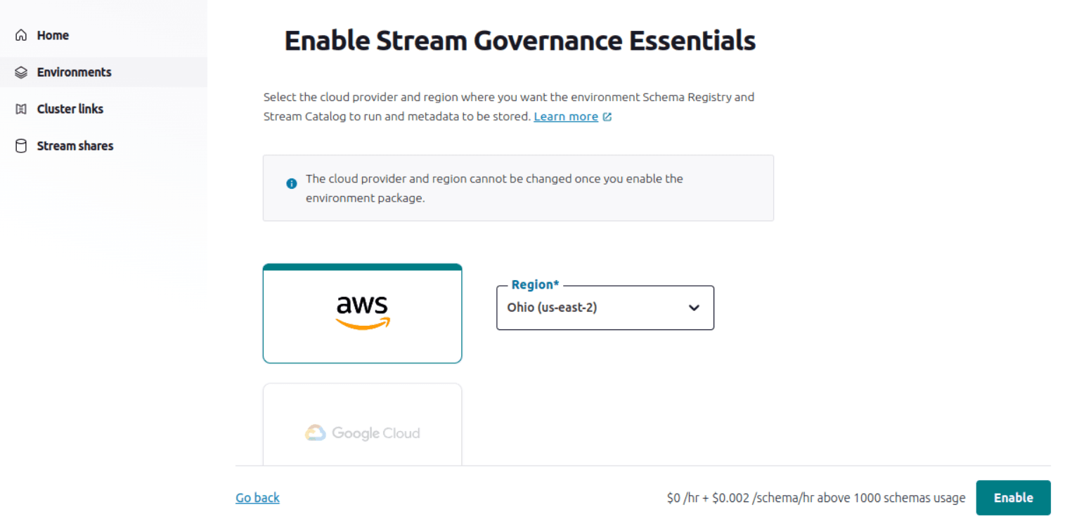 Enable Confluent Schema Registry Image