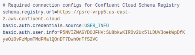 Confluent Schema Registry Client Configuration Image