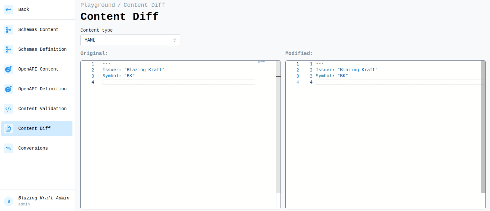 YAML Diff Image