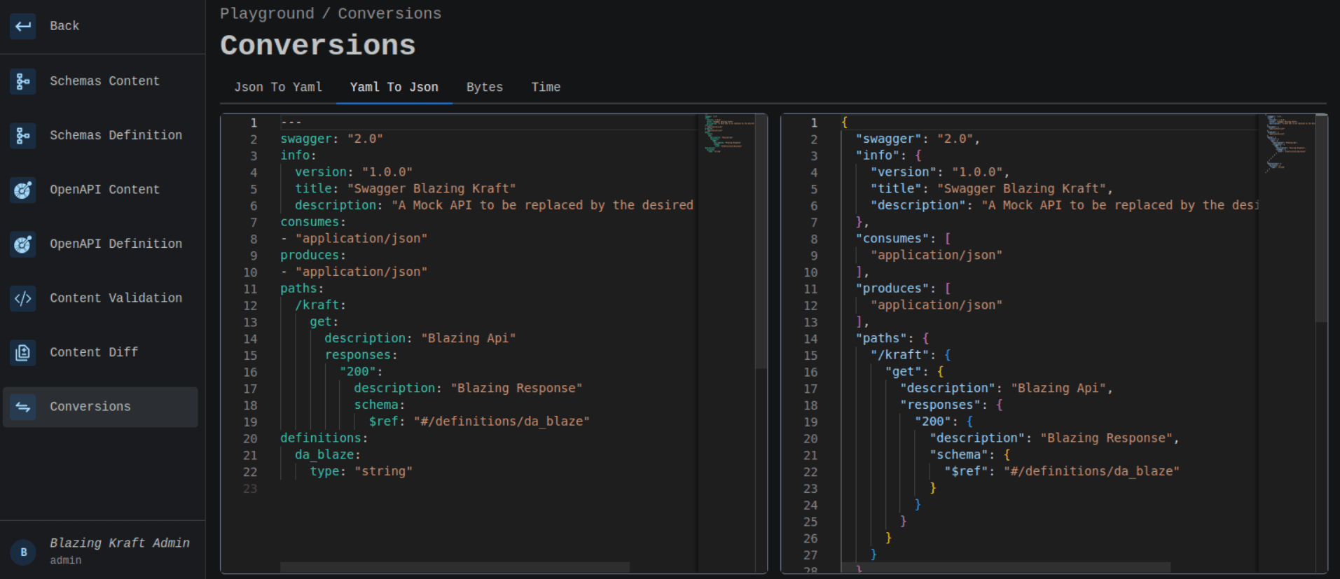 YAML to JSON Conversion Image