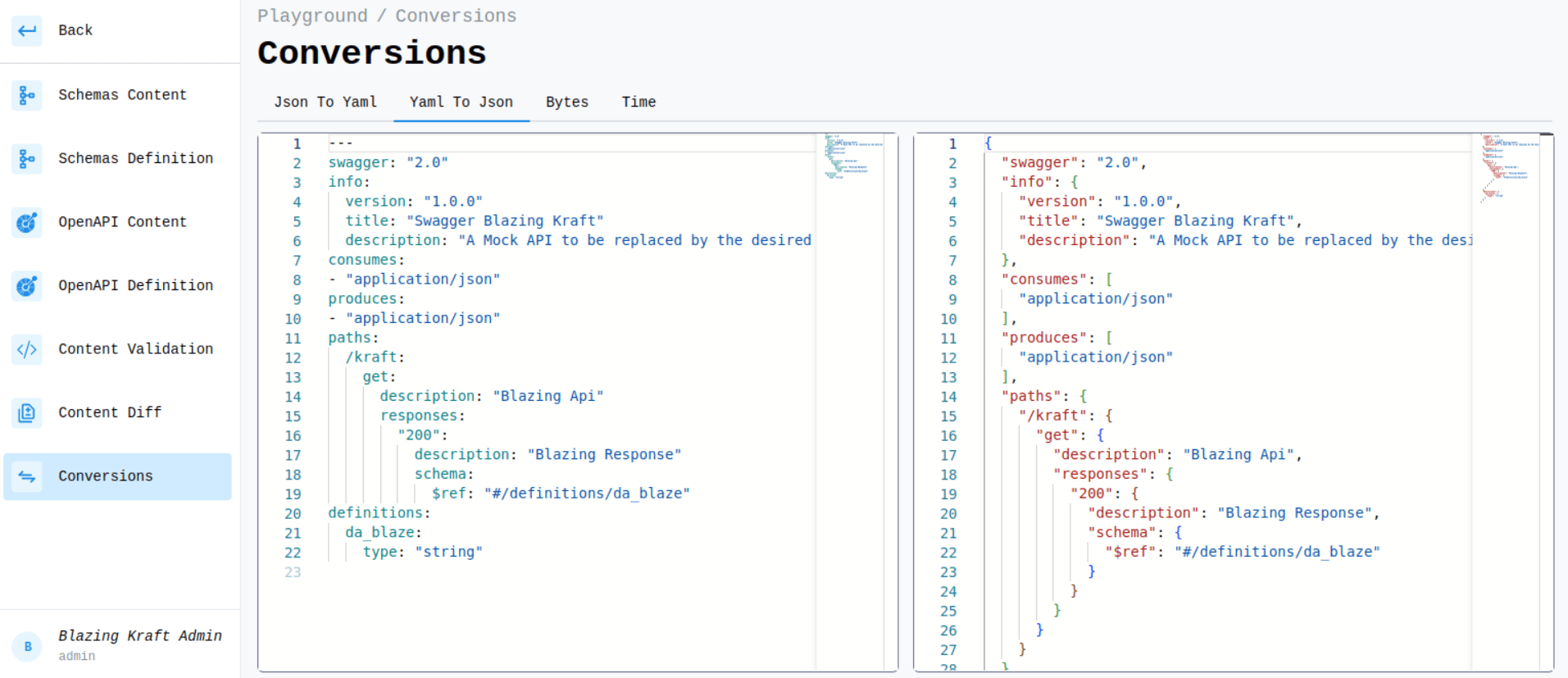 YAML to JSON Conversion Image