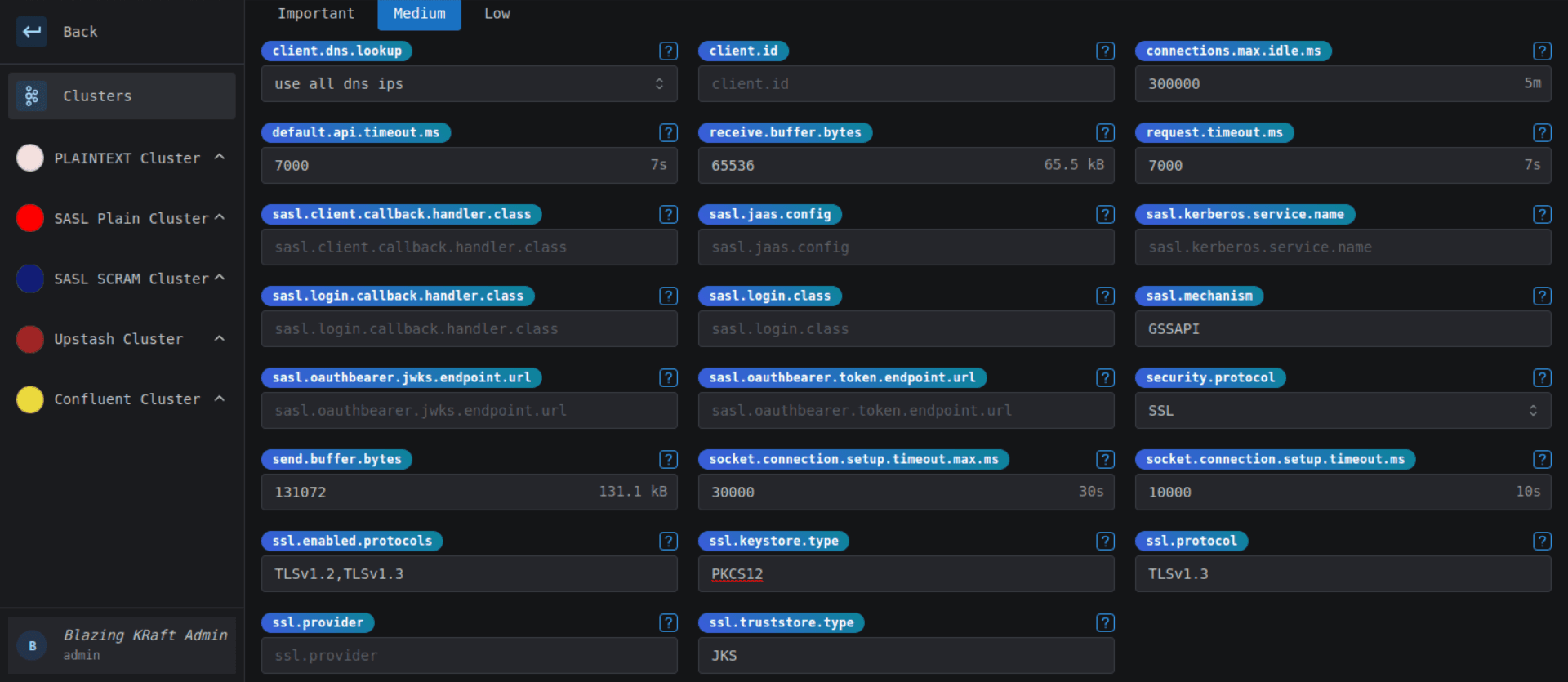 Aiven SSL Configuration Image