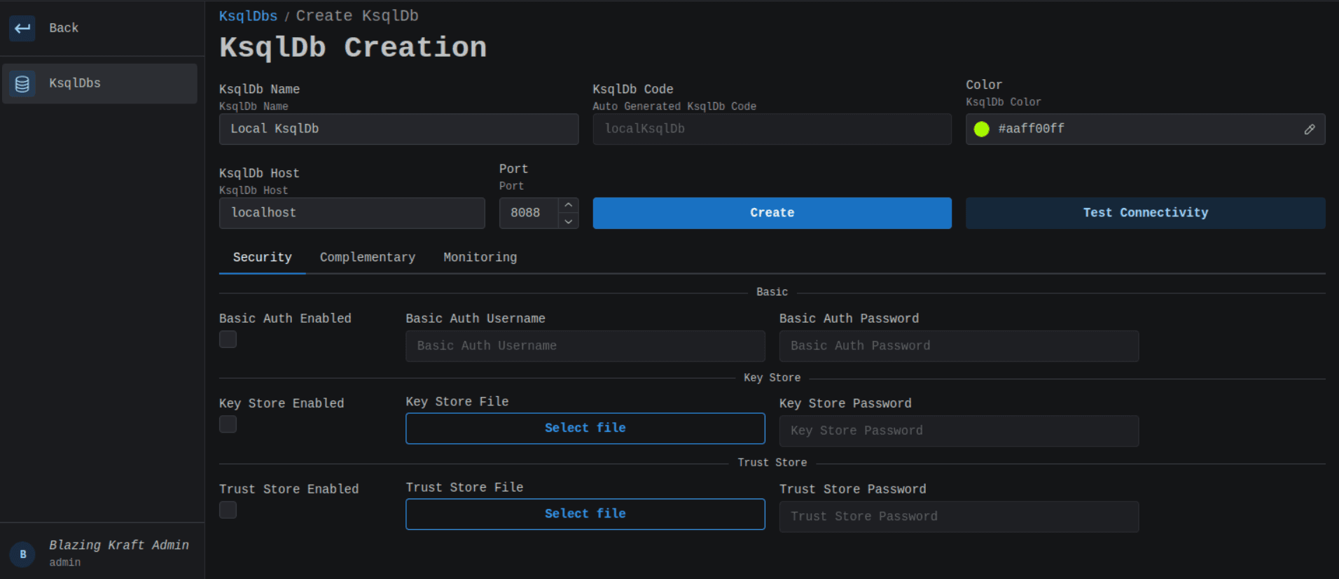 KsqlDB Security Configuration Image