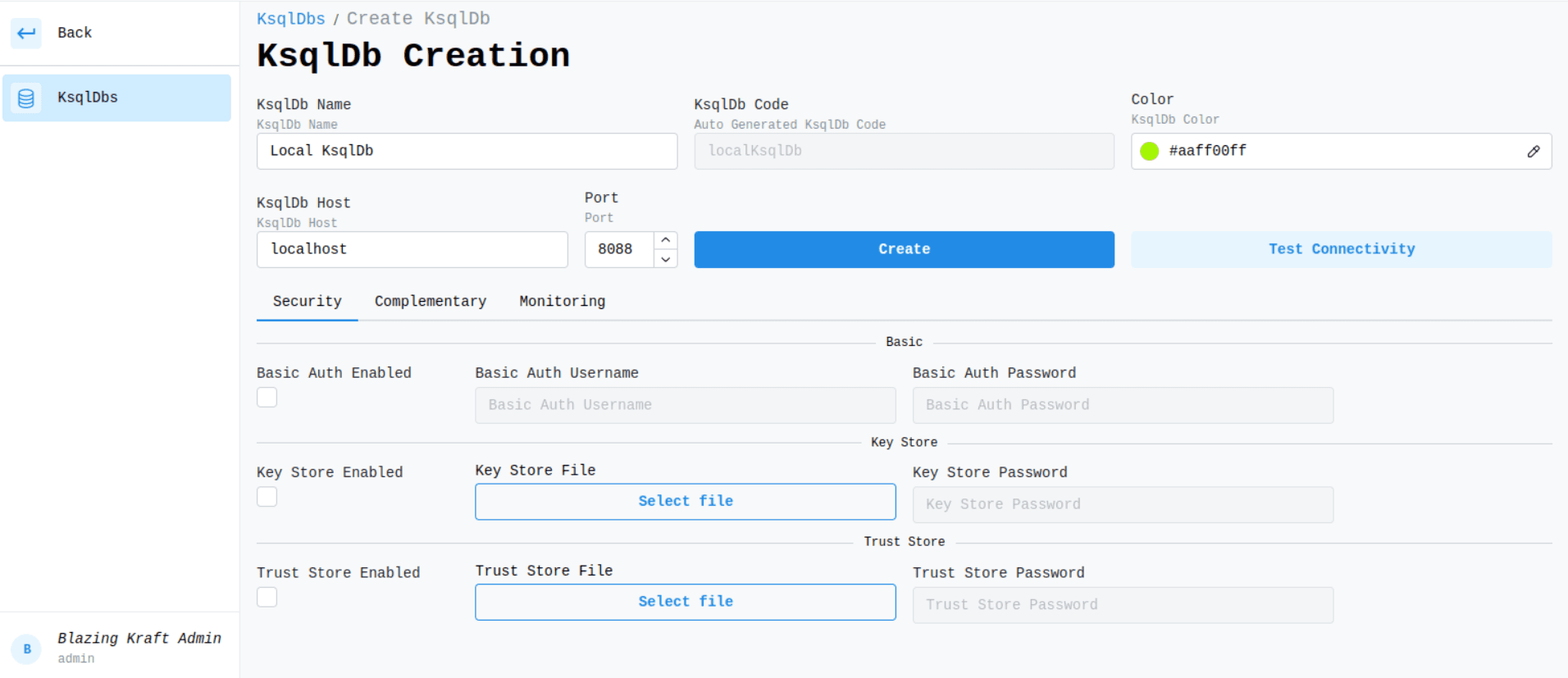 KsqlDB Security Configuration Image