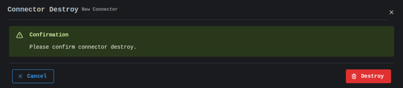 Kafka Connect Destroy Connector Image