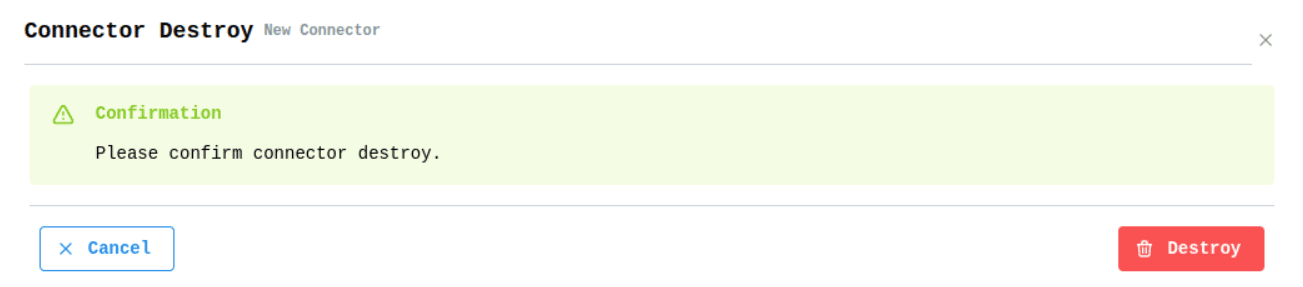 Kafka Connect Destroy Connector Image