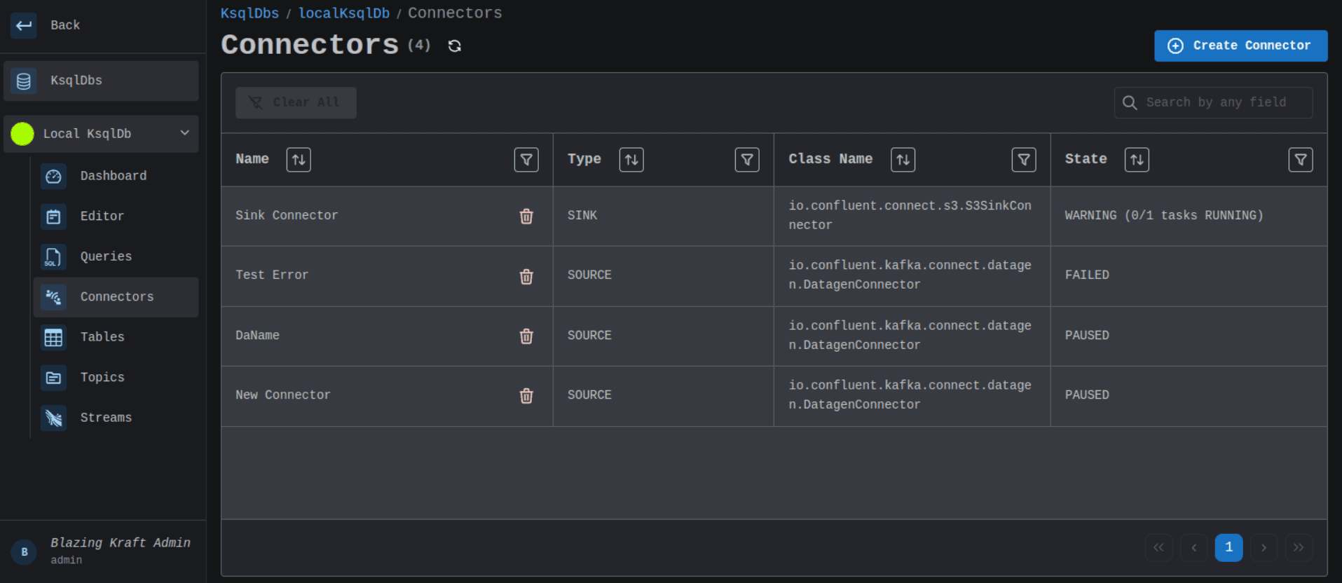 KsqlDB Connectors Image