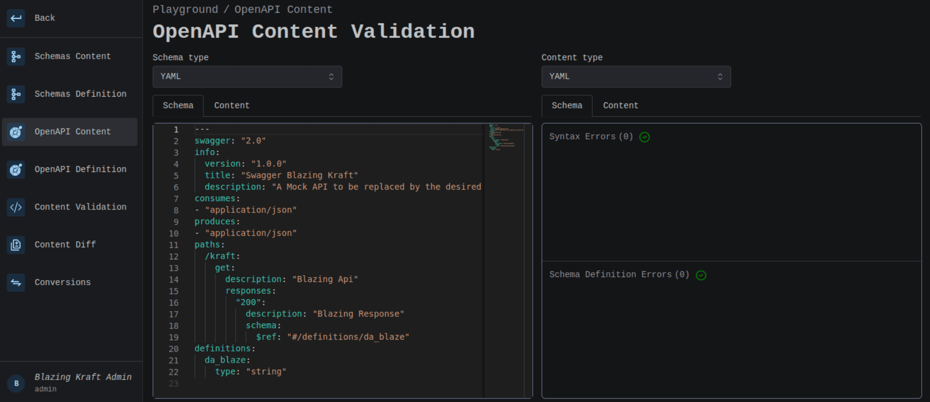 OpenAPI YAML Schema Image