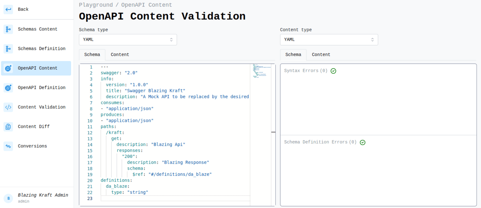 OpenAPI YAML Content Image