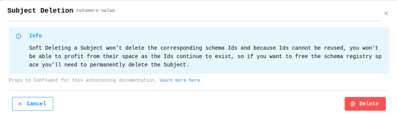 Schema Registry Soft Delete Subject Image